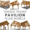 Timber Frame Pavilion Plan Bundle #1 - Timber Frame HQ