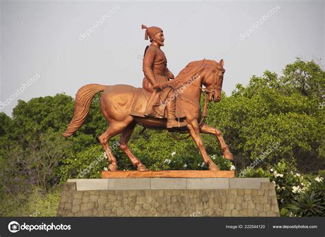 Statue Shivaji Maharaj Riding Horse Pune University Campus Pune India ...