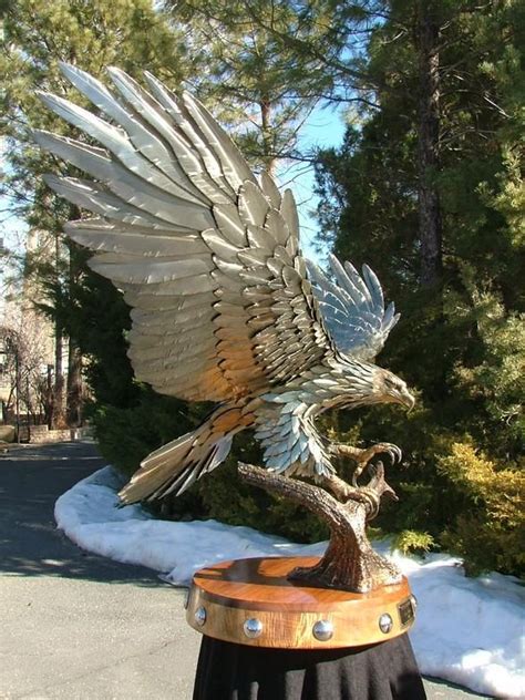 eagle sculpture - Google Search | Sculpture, Yard art, Metal art sculpture