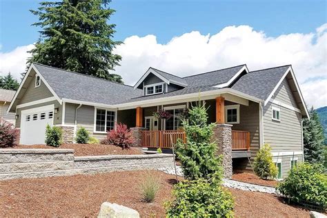 Plan 280019JWD: 3-Bedroom Craftsman House Plan with Den and Walkout ...