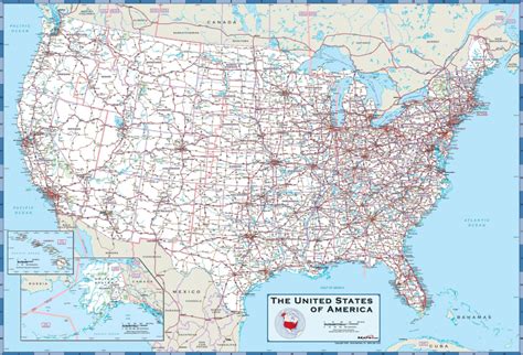 Printable Road Map Of USa – Printable Map of The United States