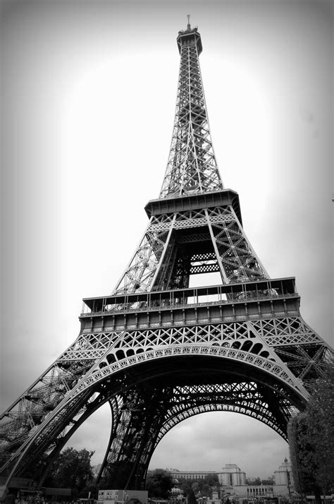 Free Images : black and white, eiffel tower, paris, france, landmark ...