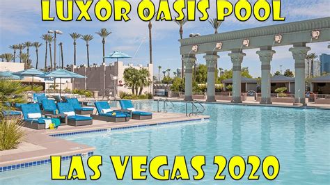 Luxor Hotel Pool Tour 2020 - YouTube