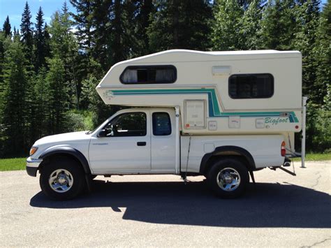 2003 Toyota Tacoma 4x4 V6 + 1994 Bigfoot 6-11 Import Truck Camper ...