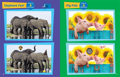 Spot the Differences: Adorable Animals! | Book by Georgia Rucker, Sarah ...