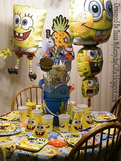 23 Of the Best Ideas for Spongebob Birthday Decorations – Home, Family ...