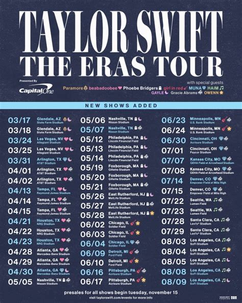 Taylor Swift’s Eras Tour Ticket Prices, Tour Dates, and How To Buy Tickets