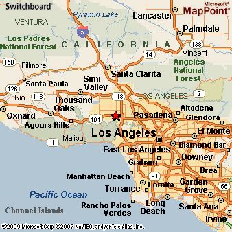 Where is Encino (Los Angeles nbhd), California? see area map & more