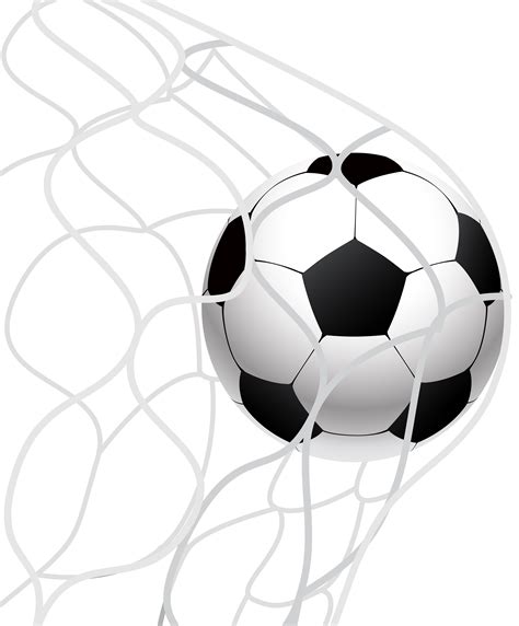 Soccer Ball Goal in a Net PNG Clip Art Image | Gallery Yopriceville ...