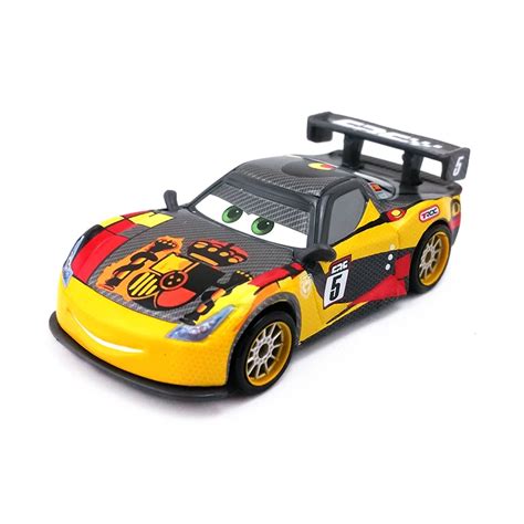 Disney Pixar Cars 2 TSR Miguel Camino 1:55 Diecast Metal Alloy Toy Car ...