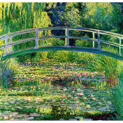 The Waterlily Pond With The Japanese Bridge Painting by Claude Monet