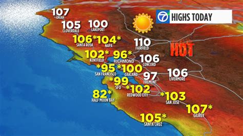 Bay Area sees 110 degrees as region hits record temperatures during ...