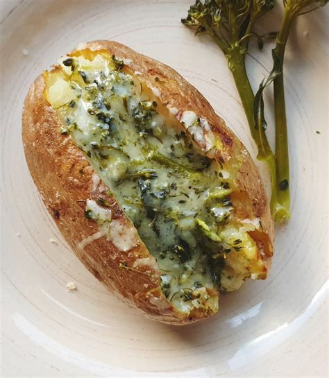 Broccolini & Cheese Jacket Potato Filling