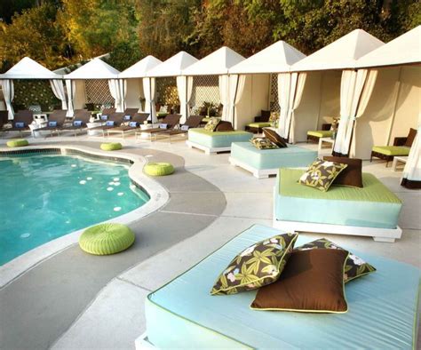 the new canopy beds | Pool cabana, Dream house exterior, Pool houses