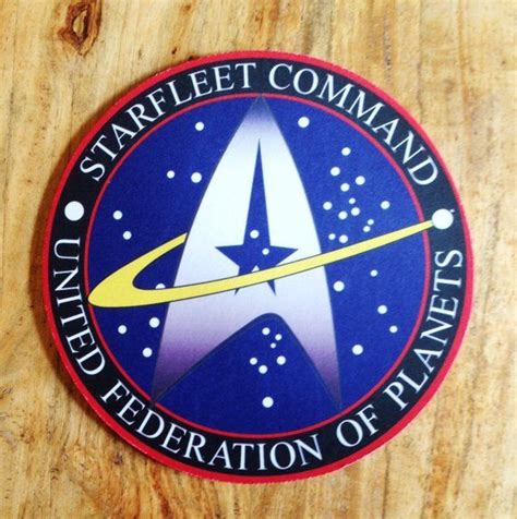 Star Trek Federation Logo Round Mousepad | Etsy | Round logo, Mouse pad ...