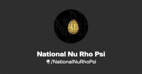 National Nu Rho Psi | Facebook | Linktree