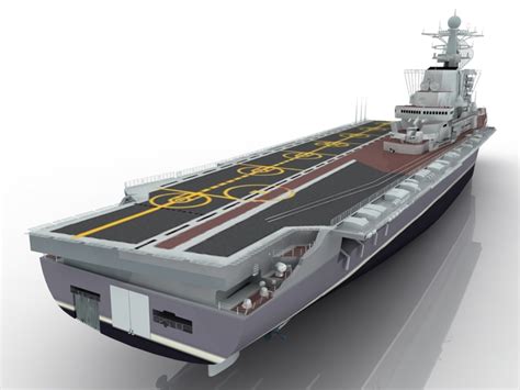 Aircraft carrier 3D model Download for Free