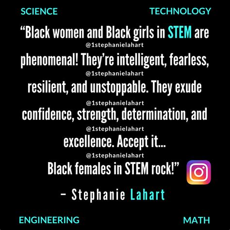 Black Women In Stem Quotes - African american women earned only 0.34% ...