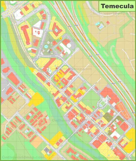 Temecula old town map - Ontheworldmap.com