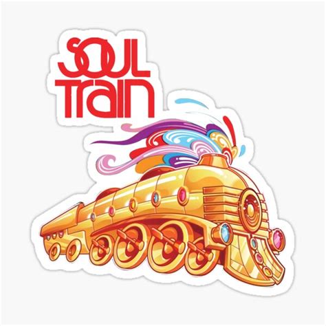 "Soul Train Logo" Sticker for Sale by Noviaworld | Redbubble