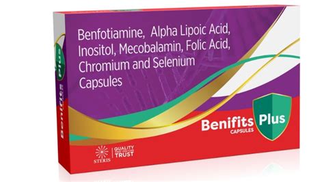 Benfotiamine Alpha Lipoic Acid, Inositol, Mec | Steris Healthcare PVT Ltd