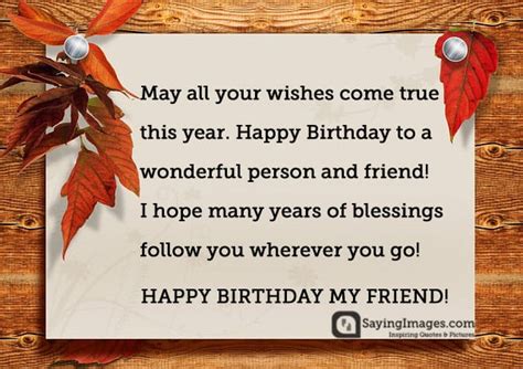 Birthday Quotes & Wishes for Best Friend | SayingImages.com