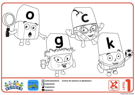 Alphablocks Coloring Pages / Alphablocks Activity Sheets For Toddlers ...