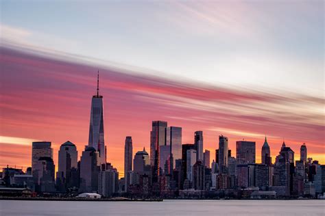 3840x2160 Resolution Sunrise Over Lower Manhattan 4K Wallpaper ...