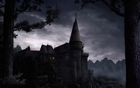 Spooky Castle HD desktop wallpaper : Widescreen : High Definition ...