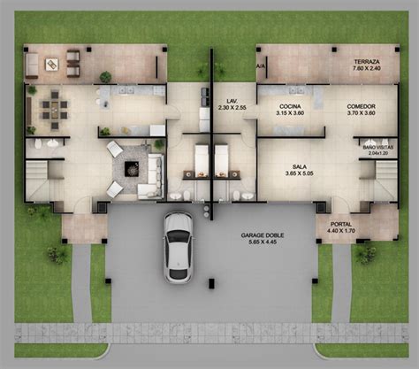 Impressive House Plans Duplex Pictures - Home Inspiration