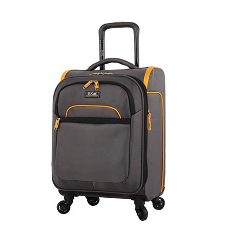 Lucas Luggage Air Cube 20 inch Carry On Ultra Lightweight Expandable ...