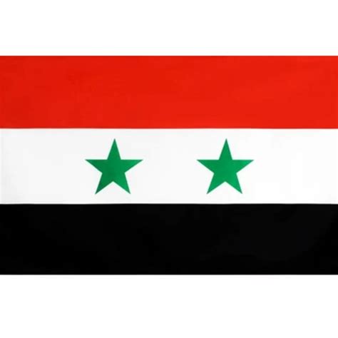 Syrian Flag, Country and National Flags, Indoor Outdoor Vivid Colors ...