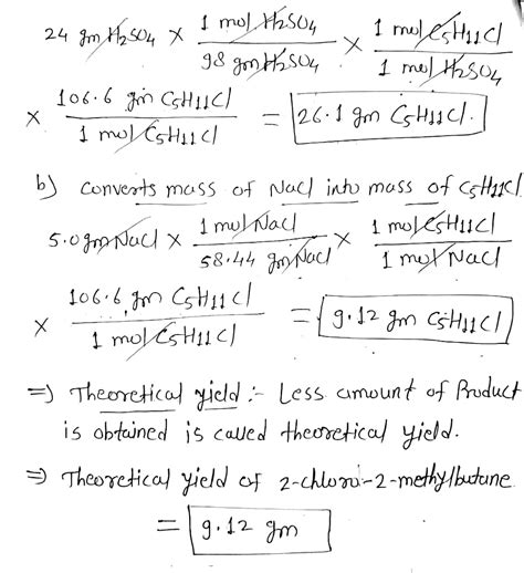 [Solved] 20mL of H2SO4 and 5.0g NaCl were used. Based on this reaction ...