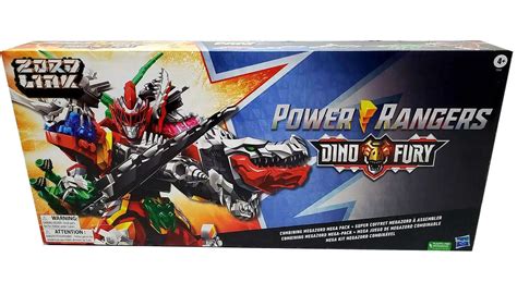 Power Rangers Dino Fury Zord Link Combining Megazord Mega Pack ...