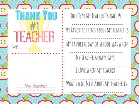 10 Teacher Gift Ideas w/ Free Printable ... | Teacher appreciation ...