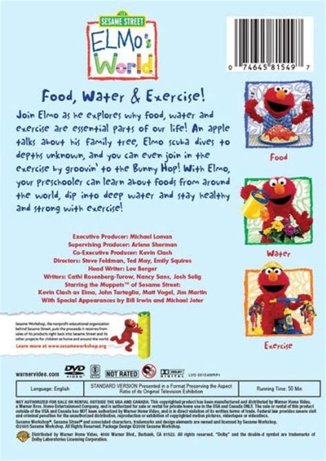 Barnes and Noble Sesame Street: Elmo's World - Food, Water and Exercise ...