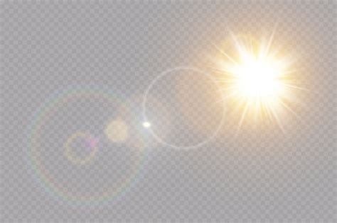 Transparent sunlight special lens flare light effect. | Premium Vector