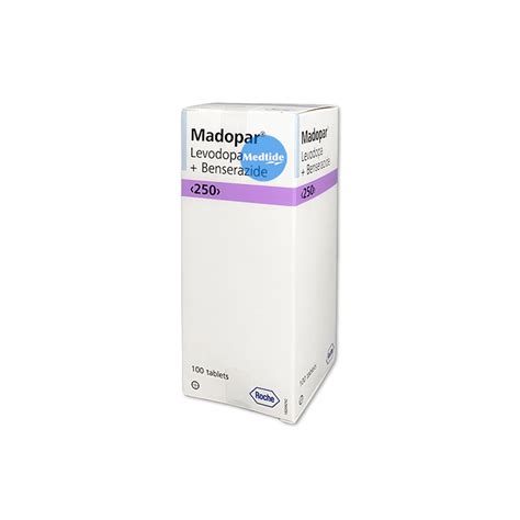 Madopar 250 mg 100 tablets/bottle [ขวด 100 เม็ด] – MEDTIDE