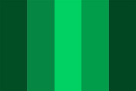 Emerald green Color Palette