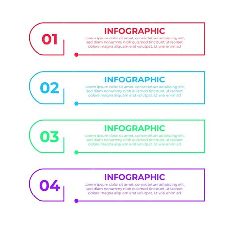 Premium Vector | Business process infographic template 4 steps ...