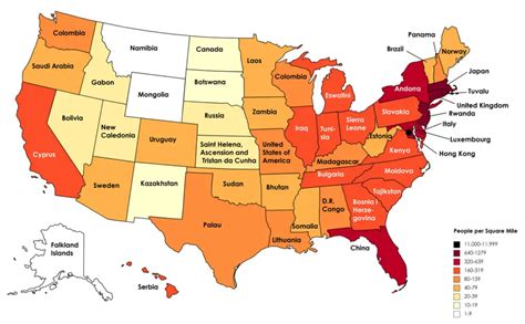 U.S. Population Density Mapped - Vivid Maps