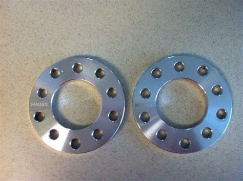 Find Half Inch Aluminum Wheel Spacers. Ford, Chevy, Mopar 5 Lug. Set Of ...