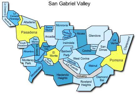 San Gabriel Valley Map | Campus Map