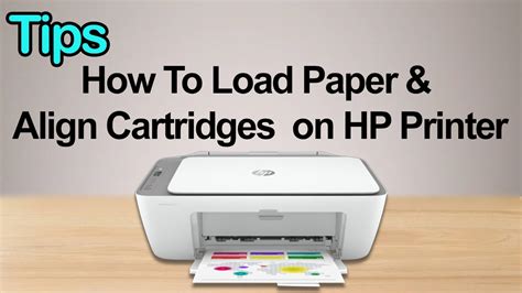 HP - How To Load Paper & Align Cartridges in HP DeskJet 2700, Plus 4100 ...