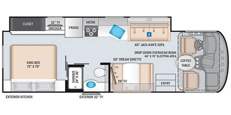 Thor Ace Motorhome Floor Plans | Viewfloor.co