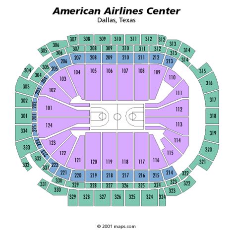 American Airlines Arena Dallas Mavericks Seating Chart | Elcho Table