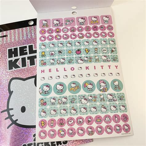 Hello Kitty Pink Stickers | Depop