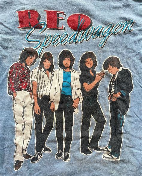 REO Speedwagon 1981 High Infidelity Tour Vintage Concert T-Shirt Medium ...