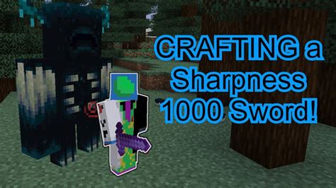 Craftable Sharpness 1000 Sword Minecraft Data Pack