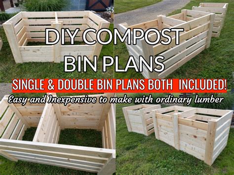 How To Create The Perfect DIY Compost Bins - Attractive & Inexpensive!